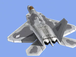 like real f 22 raptor 3D Model