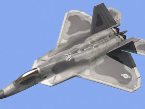 like real f 22 raptor 3D Model