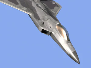 like real f 22 raptor 3D Model