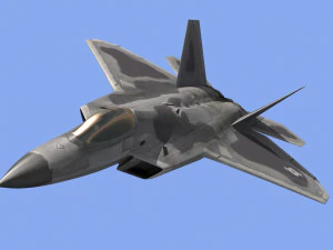 like real f 22 raptor 3D Model