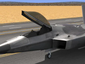 like real f 22 raptor 3D Model