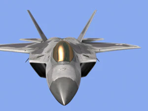 like real f 22 raptor 3D Model