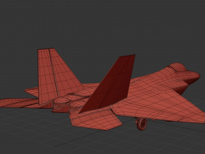 like real f 22 raptor 3D Model