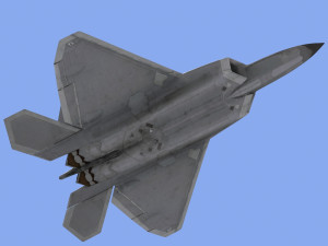 like real f 22 raptor 3D Model