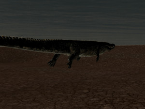 terror croc pro - 8k 3d animated crocodile model Modelo 3D