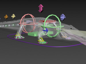 terror croc pro - 8k 3d animated crocodile model Modelo 3D