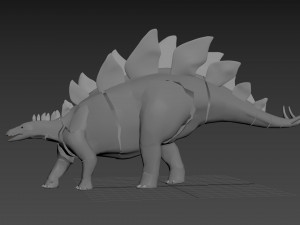stegosaur forever - 8k 3Dモデル
