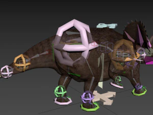Tributo ao Triceratops - 8K Modelo 3D