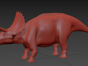 Triceratops Tribute - 8K 3D Модель
