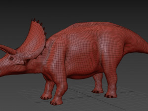 Triceratops Tribute - 8K 3D Модель