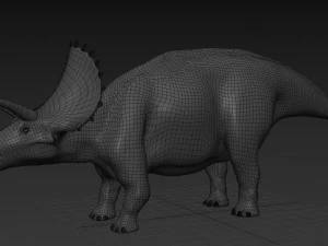 Tributo ao Triceratops - 8K Modelo 3D