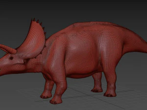 Tributo ao Triceratops - 8K Modelo 3D