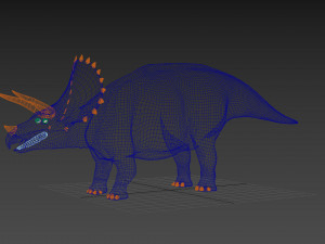 Triceratops Tribute - 8K 3D Модель