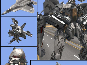 Starscream Ressurection 3D Model