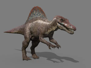 Suchomimus Mongolica - 8K animated JP3 Spinosaur 3D Model