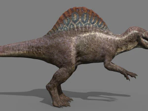 Suchomimus Mongolica - 8K animated JP3 Spinosaur 3D Model