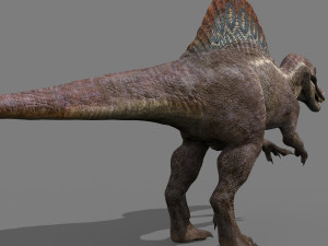 Suchomimus Mongolica - 8K animated JP3 Spinosaur Modelo 3D
