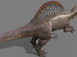 Suchomimus Mongolica - 8K animated JP3 Spinosaur 3D Model