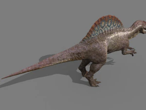 Suchomimus Mongolica - 8K animated JP3 Spinosaur 3D Model