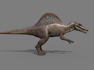 Suchomimus Mongolica - 8K animated JP3 Spinosaur Modelo 3D