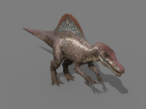 Suchomimus Mongolica - 8K animated JP3 Spinosaur Modelo 3D