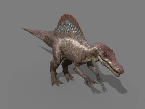 Suchomimus Mongolica - 8K animated JP3 Spinosaur 3D Model