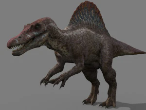 Suchomimus Mongolica - 8K animated JP3 Spinosaur 3D Model