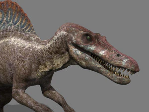 Suchomimus Mongolica - 8K animated JP3 Spinosaur 3D Model