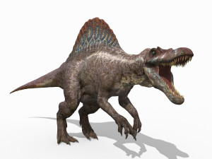 Suchomimus Mongolica - 8K animated JP3 Spinosaur Modelo 3D