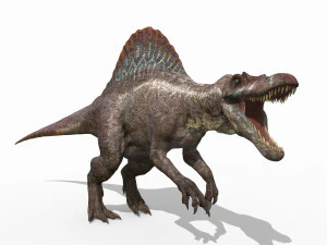 Suchomimus Mongolica - 8K animated JP3 Spinosaur 3D Model