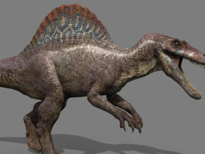 Suchomimus Mongolica - 8K animated JP3 Spinosaur 3D Model