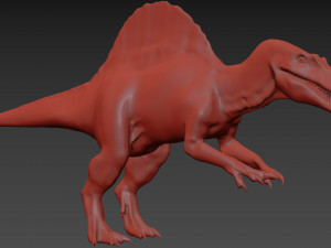Suchomimus Mongolica - 8K animated JP3 Spinosaur Modelo 3D