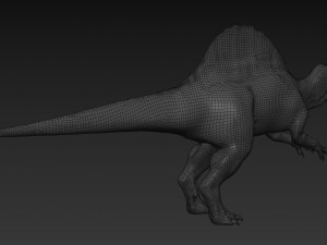 Suchomimus Mongolica - 8K animated JP3 Spinosaur Modelo 3D
