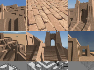 GRAN PAQUETE PIR&Aacute;MIDE Modelo 3D