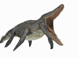 Mosasaurus Rex - 8K animated 3D Model