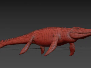 Mosassauro Rex - animado em 8K Modelo 3D