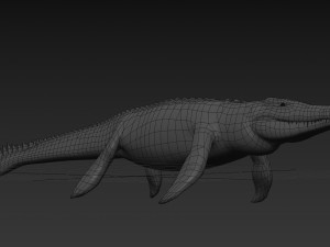 Mosasaurus Rex - 8K animated 3D Model