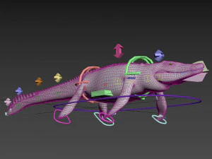 Mosassauro Rex - animado em 8K Modelo 3D