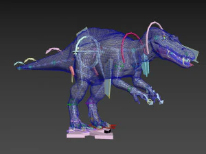 Suchomimus Tenerensis - 8K animated 3D Model