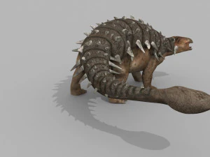 Ankylosaur 8K - fully animated 3D Model