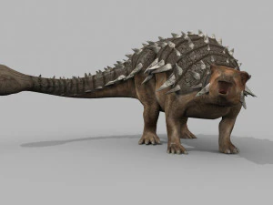 Ankylosaur 8K - fully animated 3D Model