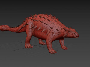 Ankylosaur 8K - fully animated 3D Model