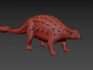 Ankylosaur 8K - fully animated 3D Model