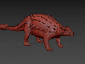 Ankylosaur 8K - fully animated 3D Model