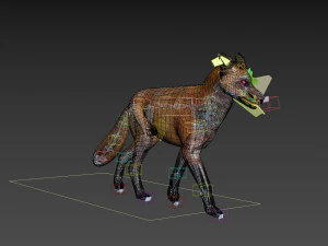 My Fox - 3d animated fox model 3D Model