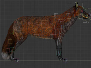 My Fox - 3d animated fox model 3D Model
