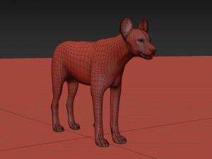Ultimate Wild Dog 8K - 3d animated model 3D Model