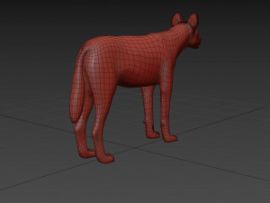 Ultimate Wild Dog 8K - 3d animated model 3D Model