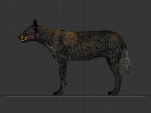 Ultimate Wild Dog 8K - 3d animated model 3D Model