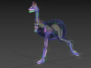Most Real Cassowary 8K - 3d animated model 3D Model